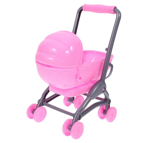 Kisangel Puppenwagen für Puppenhaus Realistisches Puppenwagenmodell Detailreiches Zubehör für Kreatives und Geschenkidee Neujahr von Kisangel