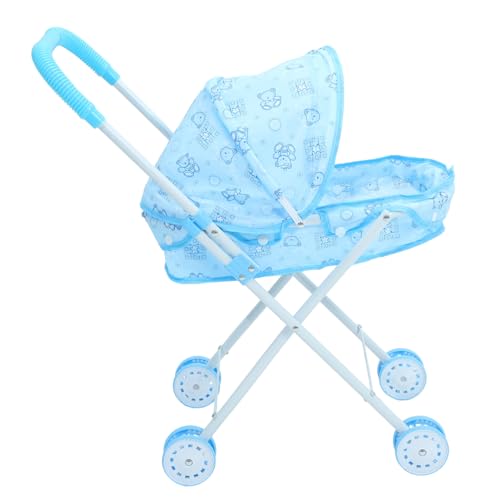 Kisangel Puppenwagen für kinderspielzeug Children Toys Toy Cars -Kinderwagen für Puppen Puppe süßer Kinderwagen Spielzeugkinderwagen Eisenrahmen Sky-Blue Kisangel Puppenwagen für kinderspielzeug Children Toys Toy Cars -Kinderwagen für Puppen Puppe süßer Kinderwagen Spielzeugkinderwagen Eisenrahmen Sky-Blue von Kisangel
