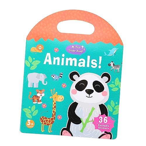 Kisangel Puzzle -Aufkleberspielzeug Stickerbücher für Childrens Sticker Books Wiederverwendbare Aufkleberbücher Stickerbuch beschichtetes Papier von Kisangel