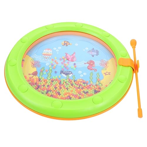 Kisangel Rasselunterrichtshilfen Kindermusikinstrument Handtrommelinstrument Wave-trommeln Handtrommel Winken Mit Trommeln Plastik Green Kisangel Rasselunterrichtshilfen Kindermusikinstrument Handtrommelinstrument Wave-trommeln Handtrommel Winken Mit Trommeln Plastik Green von Kisangel