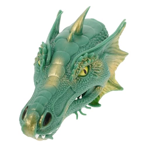 Kisangel Realistische Dinosaurier Handpuppe aus Weichem Gummi Interaktives Tier Handspielzeug für Lebensecht Gestalteter Handpuppen Drachen für Fantasievolles Rollenspiel und von Kisangel