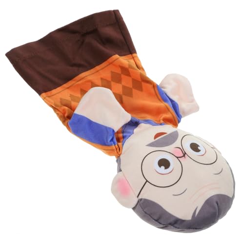 Kisangel Realistische Handpuppe Einfamilienhaus Großvater Spielfigur Kinderhandpuppe für Interaktives Erzählspiel aus Natürlichem Material Waschbar Fördert Kreativität und Eltern Junge von Kisangel
