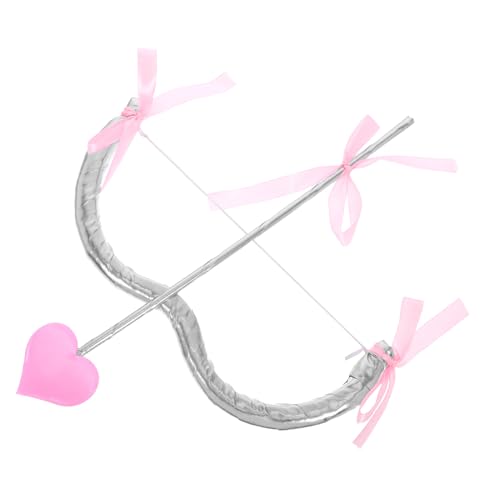 Kisangel Realistischer Cupid Kostüm Requisite mit Silberner Göttinnenpfeil für Valentinstag Cosplay Party Halloween und Rollenspiel Zubehör von Kisangel