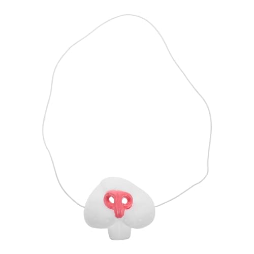 Kisangel Realistischer Kostümprop für Leichtes Bequemes Zubehör für Osterparty Halloween Bühnenauftritte Niedliches Hasen Nasen Accessoire für Verkleidung und Festlichkeiten Kisangel Realistischer Kostümprop für Leichtes Bequemes Zubehör für Osterparty Halloween Bühnenauftritte Niedliches Hasen Nasen Accessoire für Verkleidung und Festlichkeiten von Kisangel