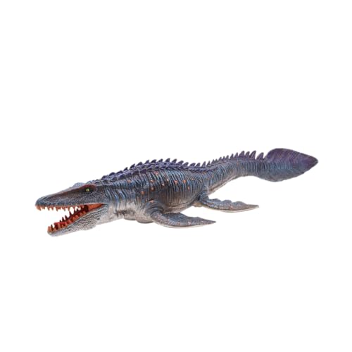 Kisangel Realistisches Dinosaurier Modell Plesiosaur aus Robustem PVC Lustige Dekoration für Kinderzimmer und Büro Detailreiche Oberfläche Pädagogisch für Ab Jahren Blau von Kisangel