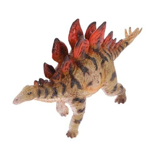 Kisangel Realistisches Dinosauriermodell Stegosaurus Figur aus Langlebigem Kunststoff Kompakte Glatte Kanten als Fotorequisite Gartendeko und für Naturgetreue Dekoidee von Kisangel