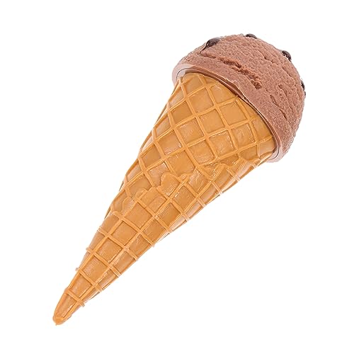 Kisangel Realistisches Eiscreme Modell Figurine Dekoratives Fake EIS für Fotografie Laden und Party Langlebiges und Flexibles Teiliges Eistüten Deko Zubehör von Kisangel