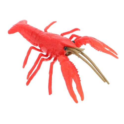 Kisangel Realistisches Hummer Modell aus Kunststoff Detailgetreue Nachbildung als Dekoratives Lernspielzeug für Kreatives Meeres deko Ornament für Schreibtisch und Party von Kisangel