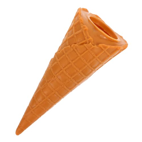Kisangel Realistisches Künstliches Eiscreme Eistütenmodell Lebensechte Dekofigur für Fotografie Schaufenster und Party Vielseitiger Fake Ice Cone und Display Langlebig und Dekorativ von Kisangel