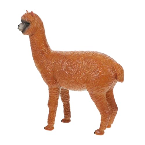 Kisangel Simulations-Wildtier-Modell Aus Kunststoff Realistische Lama-Figur Wildlife-Tier Spielzeug Für Junge Mädchen Lama-Ornament Für Kinderzimmer von Kisangel
