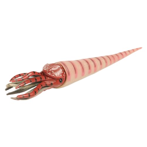 Kisangel Realistisches Orthoceras Modell Kunststoff Tierfigur Imitiertes Meeres Tier als und Schreibtisch Deko für Sammler von Kisangel