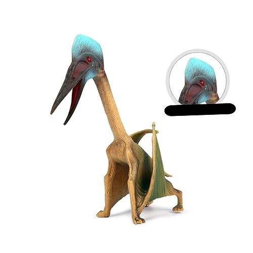 Kisangel Realistisches Pterodaktylus Dinosauriermodell aus Solidem Material Kreative Dekorative Figur für Wohnzimmer und Büro Lebensechte Flugdinosaurier Skulptur als Originelle von Kisangel