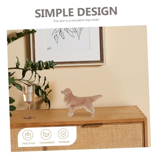 Kisangel Realistisches Retriever Hundemodell Kunststofffigur Tierdekoration Lernspielzeug für Lebensechte Welpenfigur Robust und Farbecht als Desktop dekor und Tiermodell Kisangel Realistisches Retriever Hundemodell Kunststofffigur Tierdekoration Lernspielzeug für Lebensechte Welpenfigur Robust und Farbecht als Desktop dekor und Tiermodell von Kisangel