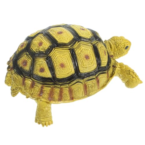 Kisangel Realistisches Schildkrötenmodell aus Stabilem Kunststoff Wetterfeste Gartendeko Figur für Drinnen und Draußen Lebensechte Tierfigur als Kleine Dekoration und Pädagogisches von Kisangel