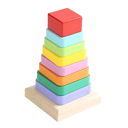 Kisangel Regenbogen Stapelturm für Lernspielzeug Koordination und Hirnentwicklung Interaktives Eltern Junge Mädchen für Frühe Bildung und Kreative Exploration Kisangel Regenbogen Stapelturm für Lernspielzeug Koordination und Hirnentwicklung Interaktives Eltern Junge Mädchen für Frühe Bildung und Kreative Exploration von Kisangel