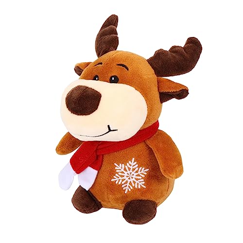 Kisangel Rentier Plüschpuppe Weihnachtsdekoration Weiches Für Gemütliches Design Für Auto Und Zuhause Bringt Festliche von Kisangel