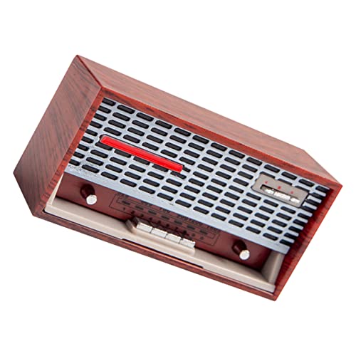 Kisangel Retro Radio Modell Ornament aus Mini Dekoration für Puppenhaus und Mini Sicheres und Langlebiges Desktop Ornament für Kreative Lebensszenen Kisangel Retro Radio Modell Ornament aus Mini Dekoration für Puppenhaus und Mini Sicheres und Langlebiges Desktop Ornament für Kreative Lebensszenen von Kisangel