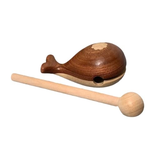 Kisangel Rhythmusblock aus Holz mit Schlägel Niedliches Wal Design Einfach zu Bedienen Elegantes Percussion Instrument für Auto Dekoration und Desktop Ornament Vielseitig für Anfänger und Kisangel Rhythmusblock aus Holz mit Schlägel Niedliches Wal Design Einfach zu Bedienen Elegantes Percussion Instrument für Auto Dekoration und Desktop Ornament Vielseitig für Anfänger und von Kisangel