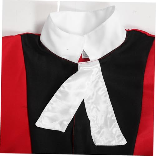 Kisangel Richterkostüm mit Authentischer Perücke Bühnenoutfit für Rollenspiele Karrierespiel und Fasching Hochwertige Verarbeitung Robustes Design Geeignet für Jungen und Mädchen Kisangel Richterkostüm mit Authentischer Perücke Bühnenoutfit für Rollenspiele Karrierespiel und Fasching Hochwertige Verarbeitung Robustes Design Geeignet für Jungen und Mädchen von Kisangel