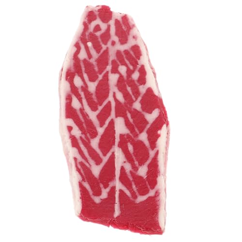 Kisangel -Rindfleischmodell gefälschte Fleischstütze gefälschte Fleischdekoration Requisite für gefälschtes Fleisch in der Küche gefälschtes gekochtes Fleisch Küchenfleischmodell PVC von Kisangel