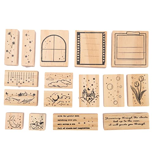 Kisangel Romantisches Holzstempel Für Scrapbooking Mit DIY Briefmarken Handstempeln Für Kreative Dekoration Für Fotoalben Und Journale Serie Kisangel Romantisches Holzstempel Für Scrapbooking Mit DIY Briefmarken Handstempeln Für Kreative Dekoration Für Fotoalben Und Journale Serie von Kisangel