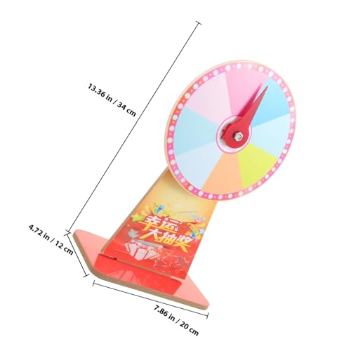 Kisangel Rotierendes mit Ständer und Zeiger Leichtes PVC spielrad für Tombola Partyspiele Freizeit und Unterhaltung Tragbar und Vielseitig Einsetzbar Kisangel Rotierendes mit Ständer und Zeiger Leichtes PVC spielrad für Tombola Partyspiele Freizeit und Unterhaltung Tragbar und Vielseitig Einsetzbar von Kisangel