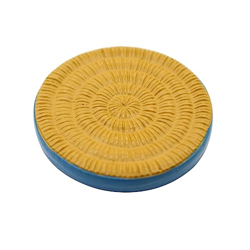 Kisangel Runde Futon -Ornamente Tatami-Mattenzubehör Tatami-Matten-Dekore Tatami-Futon-Dekore Puppenhausdekorationszubehör von Kisangel