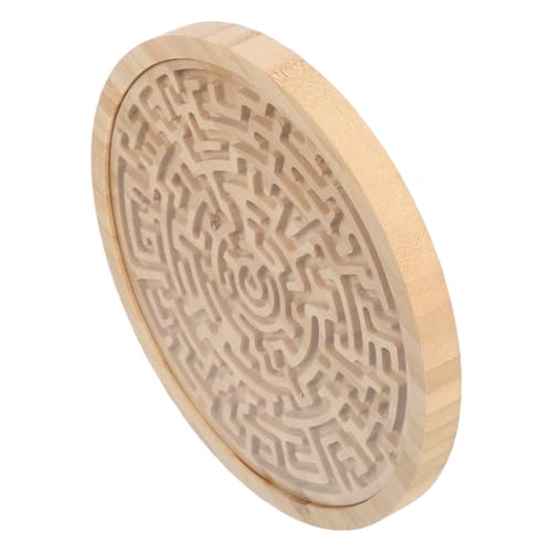 Kisangel Rundes Holz Labyrinthspiel für Vorschulkinder Balance Training Puzzlebrett mit Kugelbewegung Langlebiges Montessori Lernspielzeug Koordination und Räumlichem Kisangel Rundes Holz Labyrinthspiel für Vorschulkinder Balance Training Puzzlebrett mit Kugelbewegung Langlebiges Montessori Lernspielzeug Koordination und Räumlichem von Kisangel