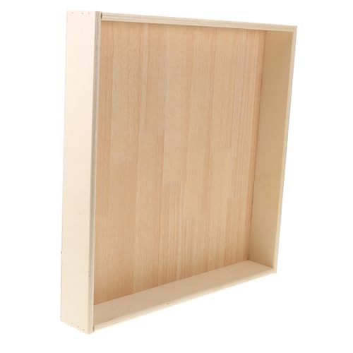 Kisangel Sandkastenspielzeug sandkasten sandkiste mit Deckel Schreibtablett aus Sand tragbarer Sandkasten kleine Spielsachen Sandkasten für den Außenbereich hölzern Beige von Kisangel