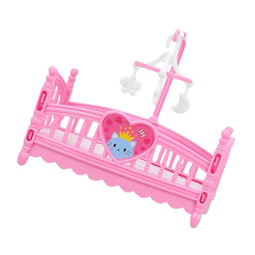 Kisangel Satz Puppenhaus-Cartoon-Bett puppenmöbel Set für Puppenbett Cartoon Detailreiche Miniaturen Puppenhaus Zubehör Puppenbetten Puppenhausbett Puppenküche Abs Rosa Kisangel Satz Puppenhaus-Cartoon-Bett puppenmöbel Set für Puppenbett Cartoon Detailreiche Miniaturen Puppenhaus Zubehör Puppenbetten Puppenhausbett Puppenküche Abs Rosa von Kisangel