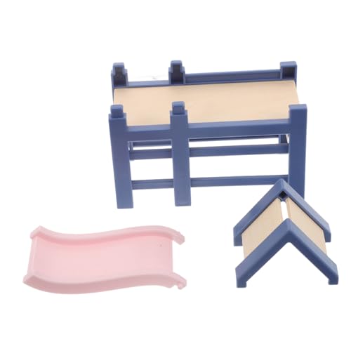 Kisangel Schieber für Möbelheber Holz holzspielzeug Holzrutsche für Puppenhaus Zubehör Fantasie Mini-Miniaturmodell Mini-Puppenhausmöbel Dollhouse Decor hölzern von Kisangel