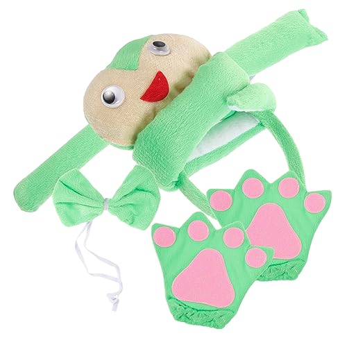 Kisangel Schlangen Kostüm Set mit Schlangengesicht Ohr Haarreifen Fliege und Handschuhen Leicht und Tragbar für Halloween Geburtstag Bühnenauftritte und Verkleidungen von Kisangel