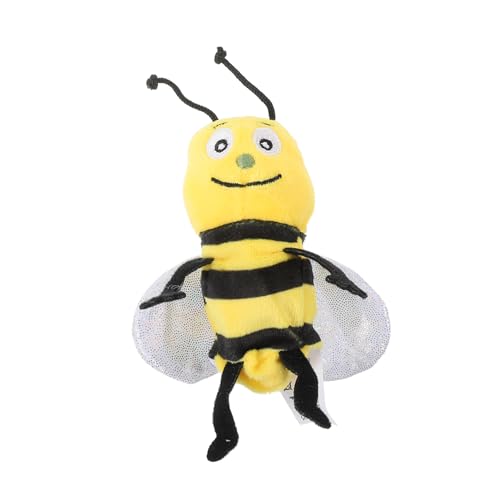 Kisangel Schmetterlings-Tierhandpuppe puppenspielzeug Bienen Schmetterling stofftier Puppe Plüschtiere Bienenzeug Stofftier gefüllte Puppen PP Baumwolle von Kisangel