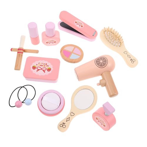 Kisangel Schminkspielzeug Set Schminktisch Haarstyling Set Schminkspielzeug Für Mädchen Schminktisch So Tun Als Make Up Für Kleinkinder Kleinkind von Kisangel