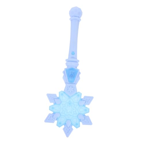 Kisangel Schnee Zauberstab Seifenblasen Für Accessoires Beleuchten Schneeflocken-zauberstäbe Weihnachtsblasenstäbe Weihnachtszauberstab Sky-Blue Plastik von Kisangel