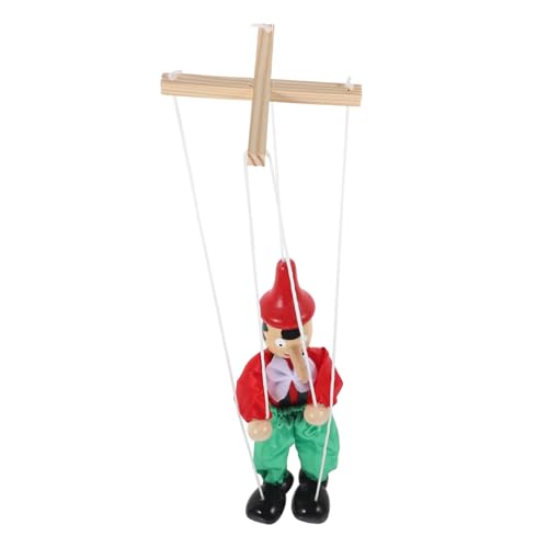 Kisangel Schnurpuppe Marionette Aus Holz Interaktive DIY Für Handmarionette Mit Zufälligen Kostümfarben Für Puppenspiele Theateraufführungen Und Kreative Spielstunden von Kisangel