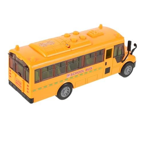 Kisangel Schulbus Modell mit Inertialantrieb Tür zum Öffnen Musikfunktion Kleines Kinderfreundliches Fahrzeug für Kleinkinder Pädagogisches Kisangel Schulbus Modell mit Inertialantrieb Tür zum Öffnen Musikfunktion Kleines Kinderfreundliches Fahrzeug für Kleinkinder Pädagogisches von Kisangel