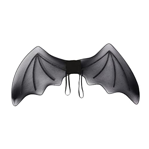 Kisangel Schwarze Fledermausflügel Für Halloween Cosplay Zubehör Kostüm Für Halloween Partys Und Veranstaltungen Schaurige Accessoires Für Einen Eindrucksvollen Kisangel Schwarze Fledermausflügel Für Halloween Cosplay Zubehör Kostüm Für Halloween Partys Und Veranstaltungen Schaurige Accessoires Für Einen Eindrucksvollen von Kisangel