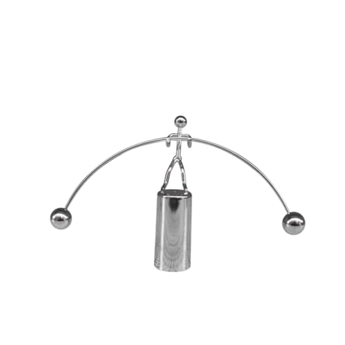 Kisangel Schwungvolles Metall Swing Gewichtheben Kreatives Miniatur Gewichtheber Figur Schreibtisch Deko Ornament für Büro und Zuhause Entspannendes Balance Desktop Silberfarbener Kleiner Kisangel Schwungvolles Metall Swing Gewichtheben Kreatives Miniatur Gewichtheber Figur Schreibtisch Deko Ornament für Büro und Zuhause Entspannendes Balance Desktop Silberfarbener Kleiner von Kisangel