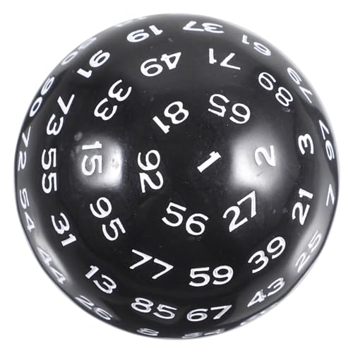 Kisangel Seitiger Acrylwürfel Tragbarer Zahlenwürfel für Spiele Party Accessoire für Brettspiele und Rollenspiele Farblich Zufällig Zufällige Farbe von Kisangel