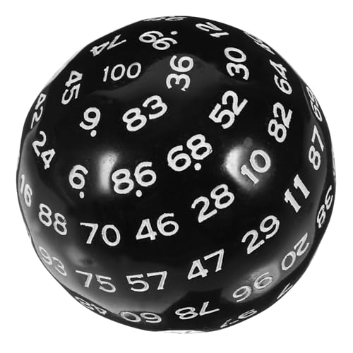 Kisangel Seitiger Polyedrischer Würfel aus Acryl Glatte Oberfläche Vielseitig für Brettspiele Rollenspiele und Partygebrauch Robustes Design für Spiel und Dekoration von Kisangel