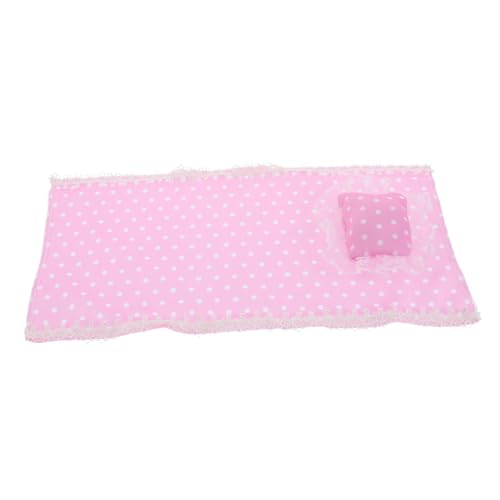 Kisangel Set Puppenbettwäsche Bettkissen Babypuppendecken Puppenzubehör Puppenhausmöbel Babypuppenmöbel Minibett Für Puppen Miniaturen Puppenhauszubehör Stoff Rosa Kisangel Set Puppenbettwäsche Bettkissen Babypuppendecken Puppenzubehör Puppenhausmöbel Babypuppenmöbel Minibett Für Puppen Miniaturen Puppenhauszubehör Stoff Rosa von Kisangel