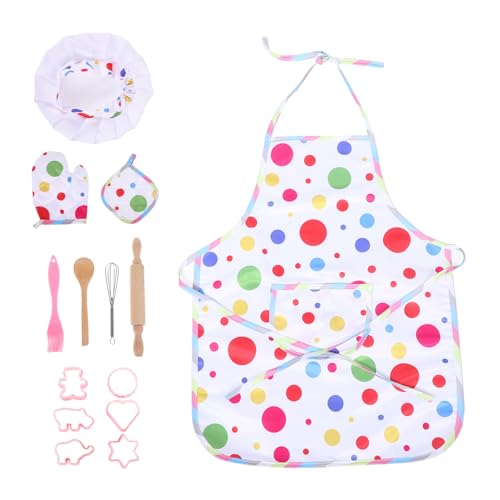 Kisangel Sets Küchenspielset So Tun Als Ob Halloween Und Kleine Für Hututensilien Chefkoch Mädchen Kochen Backschürze Weihnachtssets Kleinkind Backspielzeug Ausstecher Kuchenofen von Kisangel