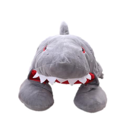 Kisangel Shark Cap Hooded Nackenkissen U Förmig Weiches Reisekissen Unisex Lustige Cosplay Mütze Party Foto Requisiten Passend für Erwachsene Kisangel Shark Cap Hooded Nackenkissen U Förmig Weiches Reisekissen Unisex Lustige Cosplay Mütze Party Foto Requisiten Passend für Erwachsene von Kisangel