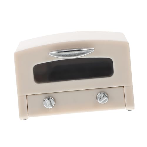 Kisangel Shiwan Miniaturofen Mini Ofen Kleinkindmöbel Für Kleinkinder Puppenhausmöbel Miniatur Puppenhausmöbel Kleinkind Lernspielzeug Backofen Für Beige Kunststoff von Kisangel