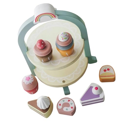 Kisangel Simulation Kuchen Set Miniatur Cupcake Set Realistisch Gestaltetes Dekoratives Kuchenhaus Fein Verarbeitet für Rollenspiele Hausdekoration und Fotorequisiten von Kisangel
