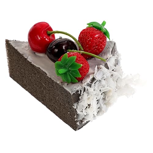 Kisangel Simulation Kuchenmodell Simulationskuchen Kunstkuchenmodell Simulation Obstkuchen Dekoratives Kuchenmodell lebensechte Kuchen gefälschter Nachtisch künstliche Dessertdekoration PVC von Kisangel