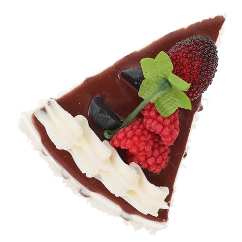 Kisangel Simulation Kuchenmodell künstliche Kuchen lebensechte gefälschte Kuchen Filigrane Tortenmodelle Kuchen-Modell Dessert-Modelle Simulation Obstkuchen Partyzubehör Pu von Kisangel