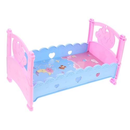 Kisangel Simulation Puppenbett für Spielzeugbett für Fantasievolles Zubehör für Puppenhäuser Fördert Kreativität und Kognitive Fähigkeiten für Junge Mädchen Kisangel Simulation Puppenbett für Spielzeugbett für Fantasievolles Zubehör für Puppenhäuser Fördert Kreativität und Kognitive Fähigkeiten für Junge Mädchen von Kisangel