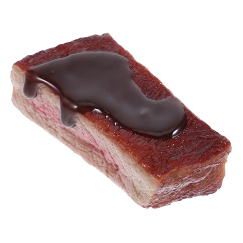 Kisangel Künstliches Steak-Ornament Gefälschter Fleischblock Soße Markt-Display Steak-Requisite Küche Gefälschtes Simulations-Requisite Kisangel Künstliches Steak-Ornament Gefälschter Fleischblock Soße Markt-Display Steak-Requisite Küche Gefälschtes Simulations-Requisite von Kisangel